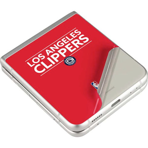 NBA Los Angeles Clippers Standard Red Galaxy Z Flip3 5G Skin